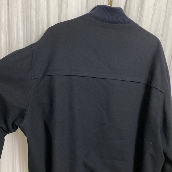 REDUCED🌺Vtg Paul & Shark 100% wool dark blue/black men’s bomber jacket! XXL - Picture 10 of 17